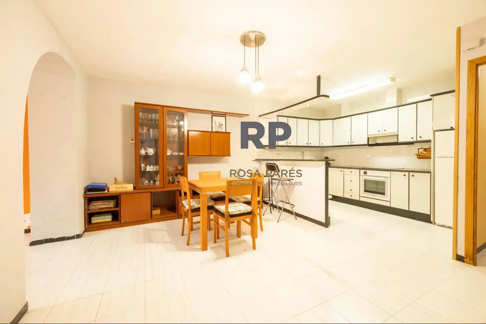 Kitchen of Flat for sale in Montesquiu  with Heating, Terrace and Storage room