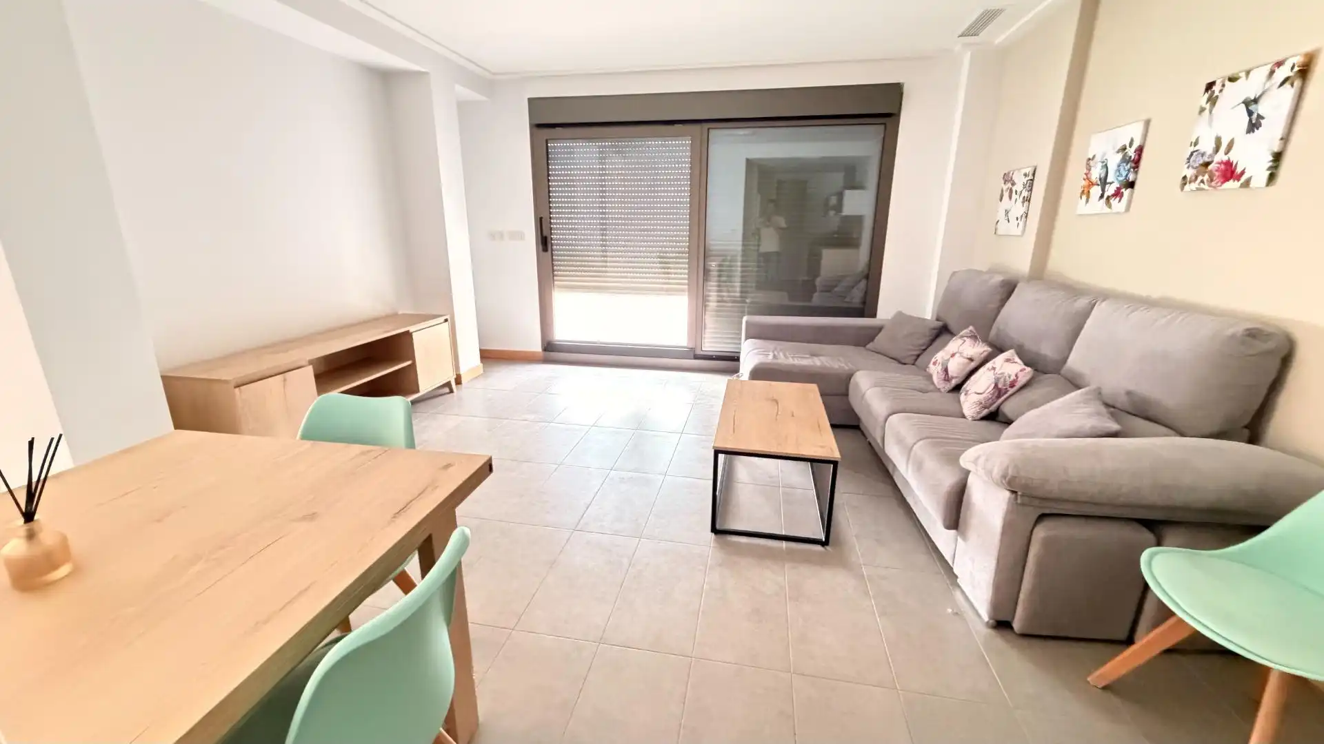 Sala de estar de Apartamento en venta en Elche / Elx con Aire acondicionado, Jardín privado y Terraza