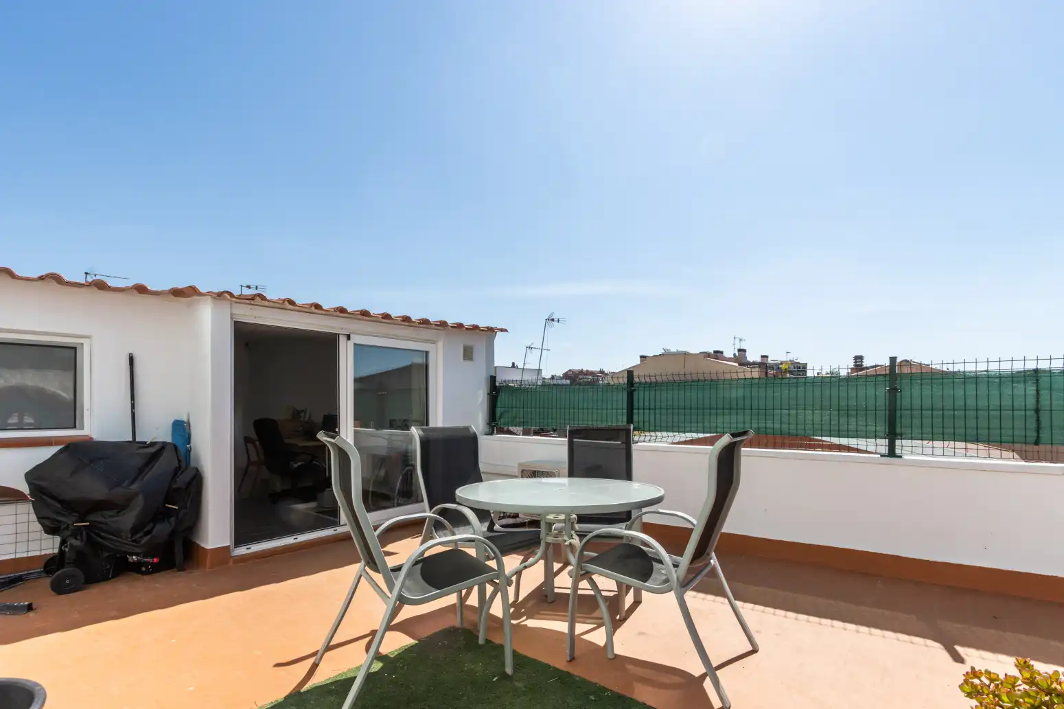 Terrace of Flat for sale in Terrassa  with Heating, Parquet flooring and Terrace