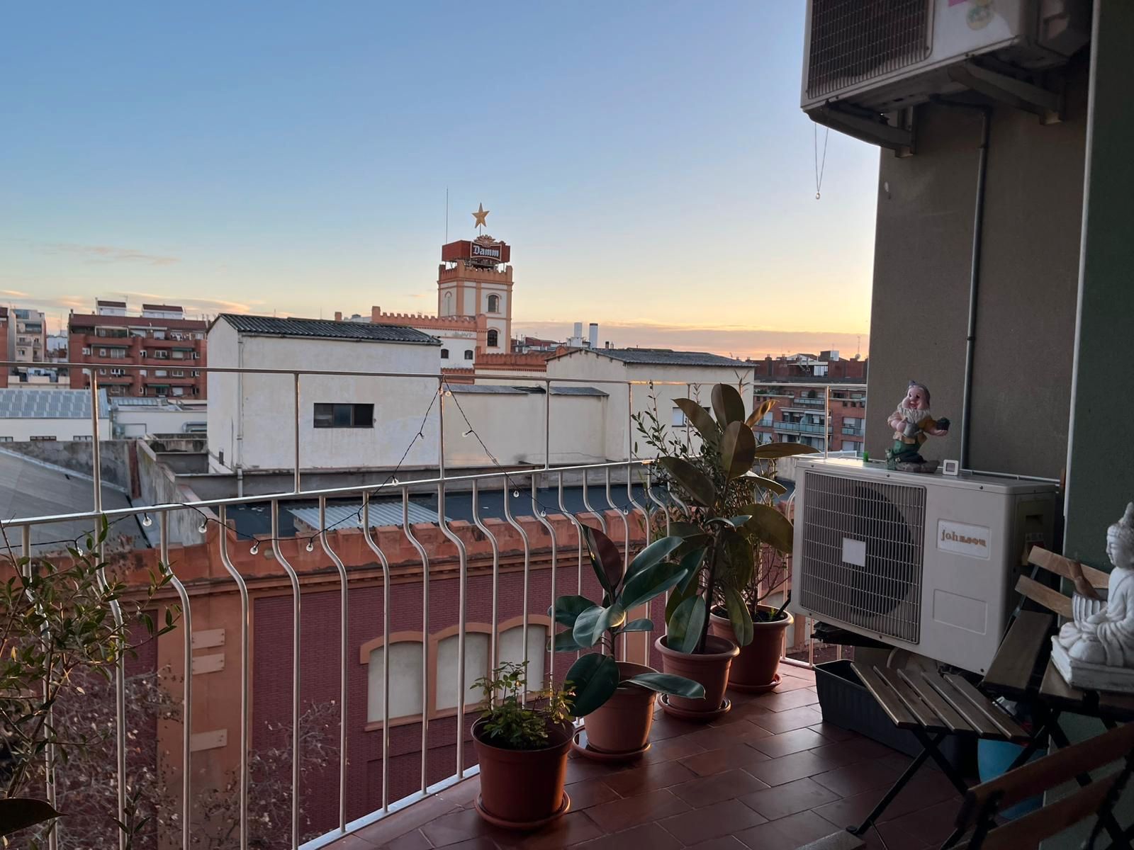 Terrace of Flat for sale in  Barcelona Capital  with Air Conditioner, Heating and Parquet flooring