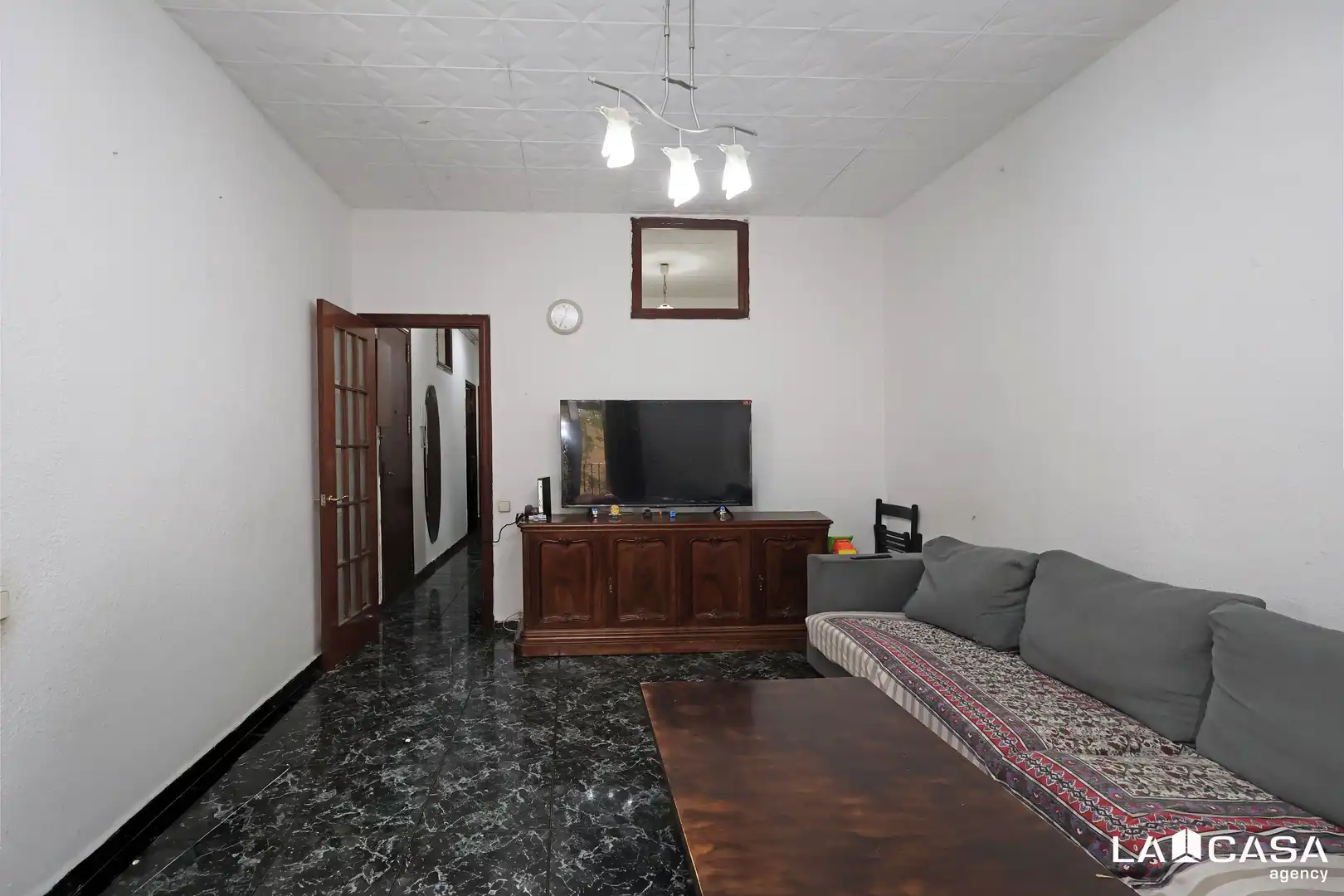 Sala de estar de Piso en venta en Barcelona con Balcón