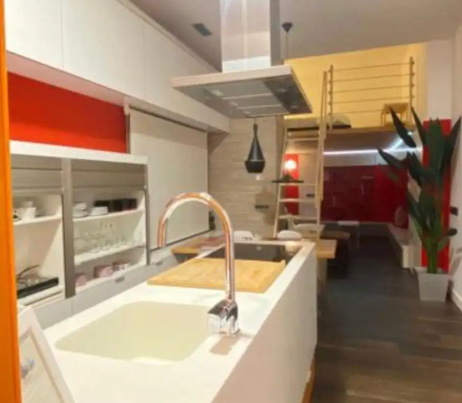 Cocina de Dúplex de alquiler en Madrid con Amueblado y Piscina comunitaria