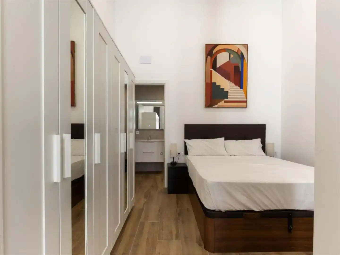 Schlafzimmer von Wohnung zum Verkauf in Valencia mit Klimaanlage und Möbliert