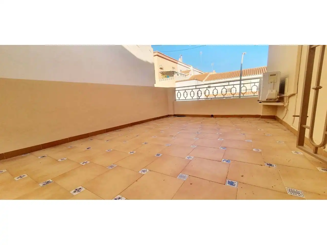 Terrace of Detached homes for sale in Roquetas de Mar  with Air Conditioner, Heating and Private garden