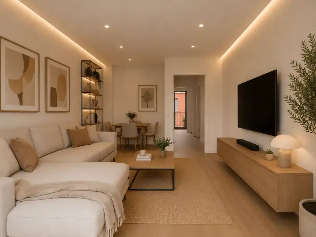 Living room of Flat for sale in Gijón   with Heating