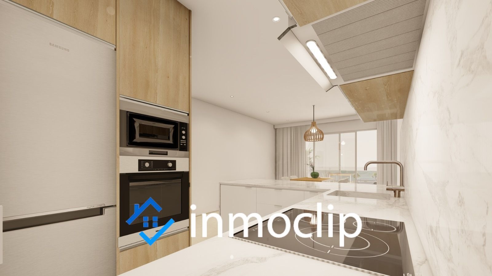 Cuina de Apartament en venda en Pilar de la Horadada amb Aire condicionat, Calefacció i Jardí privat