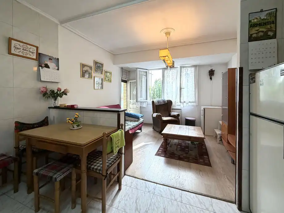 Wohnzimmer von Wohnung zum Verkauf in Vitoria - Gasteiz mit Heizung, Parkett und Terrasse