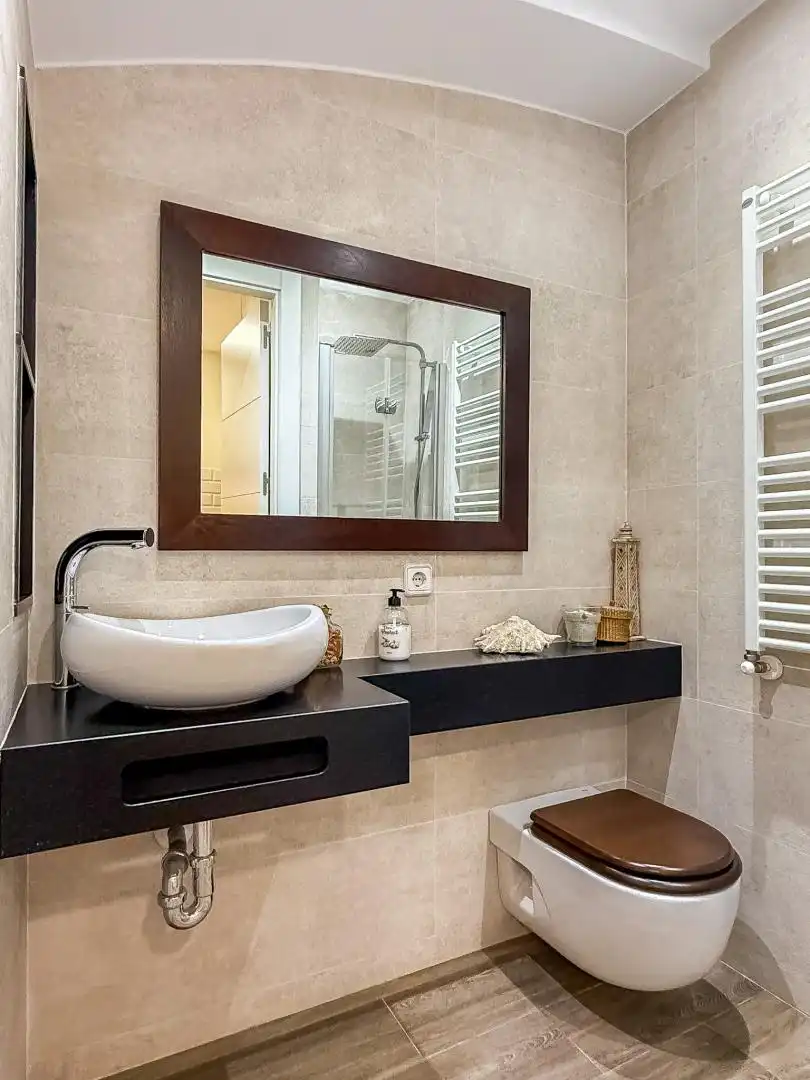 Baño de Finca rústica en venta en Calonge i Sant Antoni con Calefacción y Jardín privado