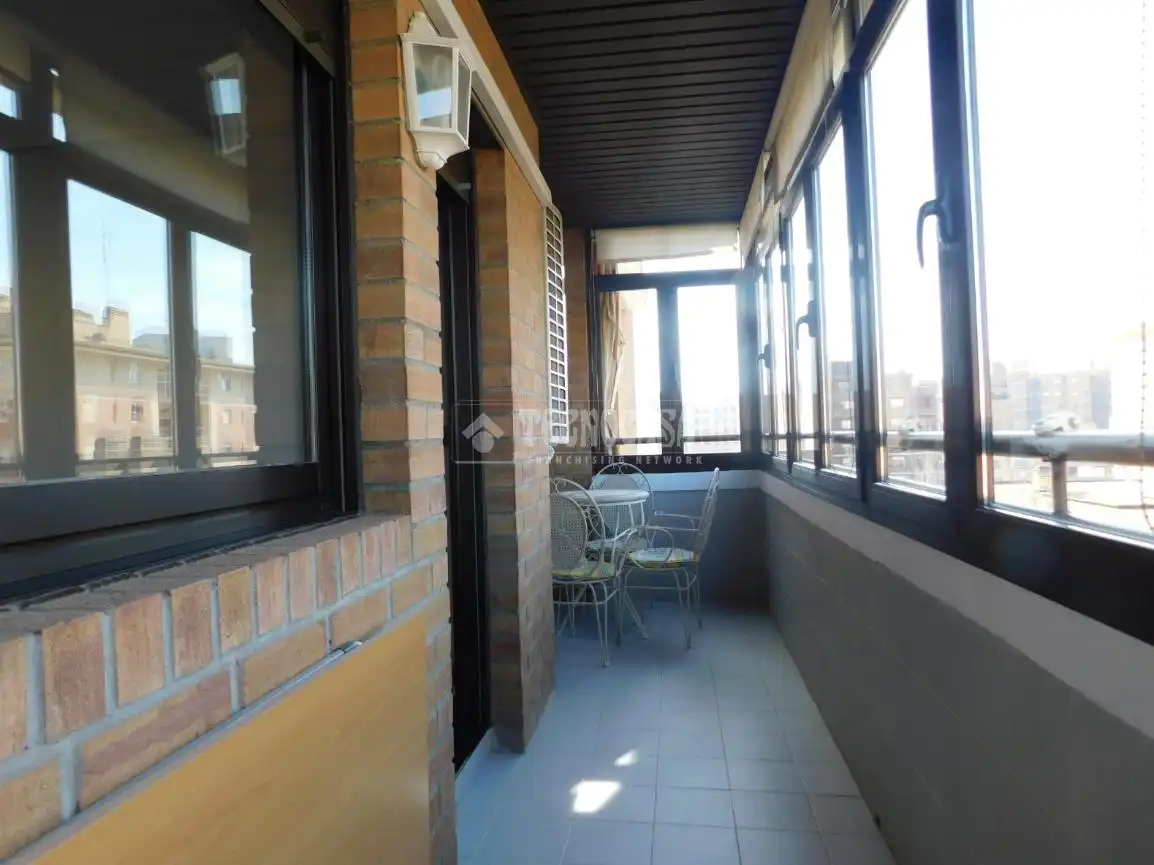 Balcony of Flat for sale in Zaragoza  with Air Conditioner, Heating and Terrace