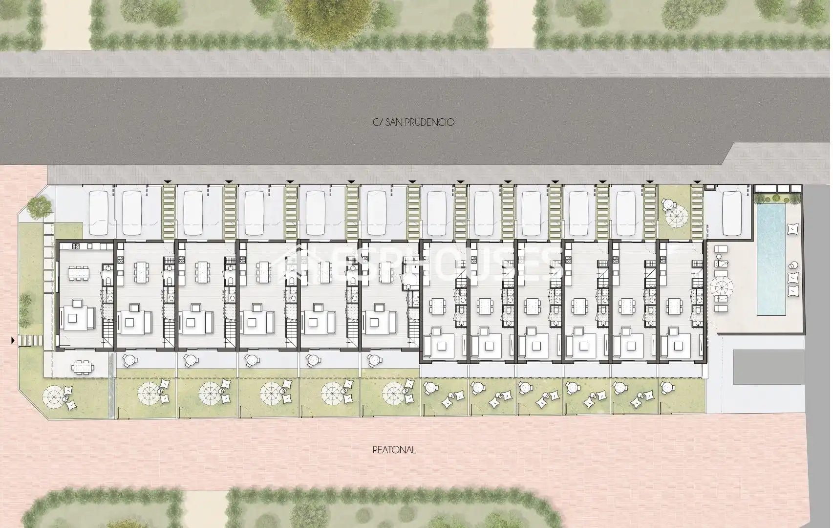 Casa pareada con terraza en venta en Pilar de la Horadada ciudad, imagen 7