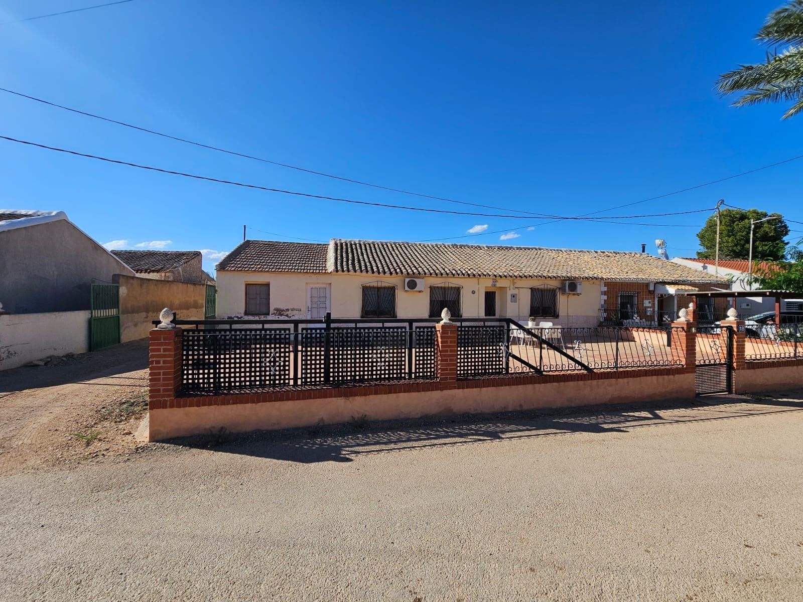 Vista exterior de Finca rústica en venda en Fuente Álamo de Murcia amb Aire condicionat, Calefacció i Jardí privat
