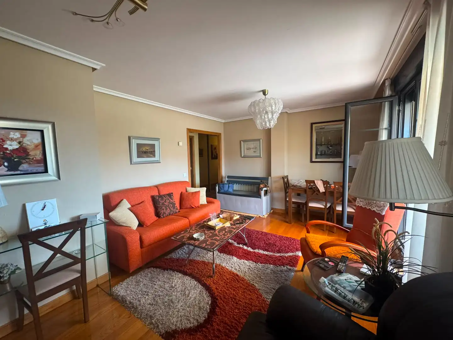 Sala d'estar de Pis en venda en Santander amb Calefacció, Parquet i Terrassa