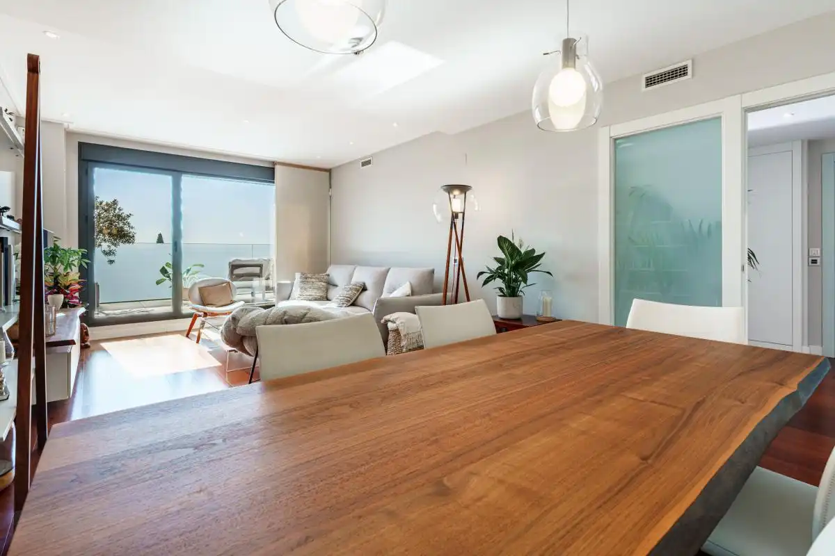 Comedor de Piso en venta en Pozuelo de Alarcón con Aire acondicionado, Calefacción y Jardín privado