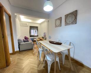 Dining room of Flat to rent in  Madrid Capital  with Air Conditioner, Heating and Parquet flooring