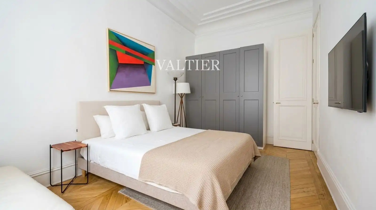 Bedroom of Flat for rent in Madrid  with Air Conditioner, Heating and Terrace