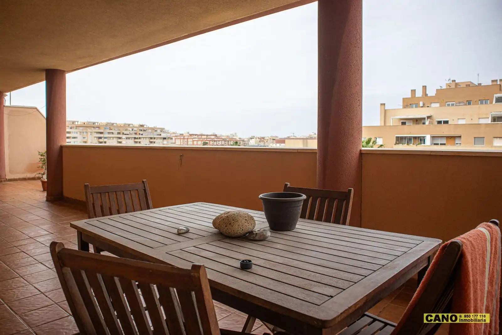 Terrace of Flat for sale in Roquetas de Mar  with Terrace and Swimming Pool