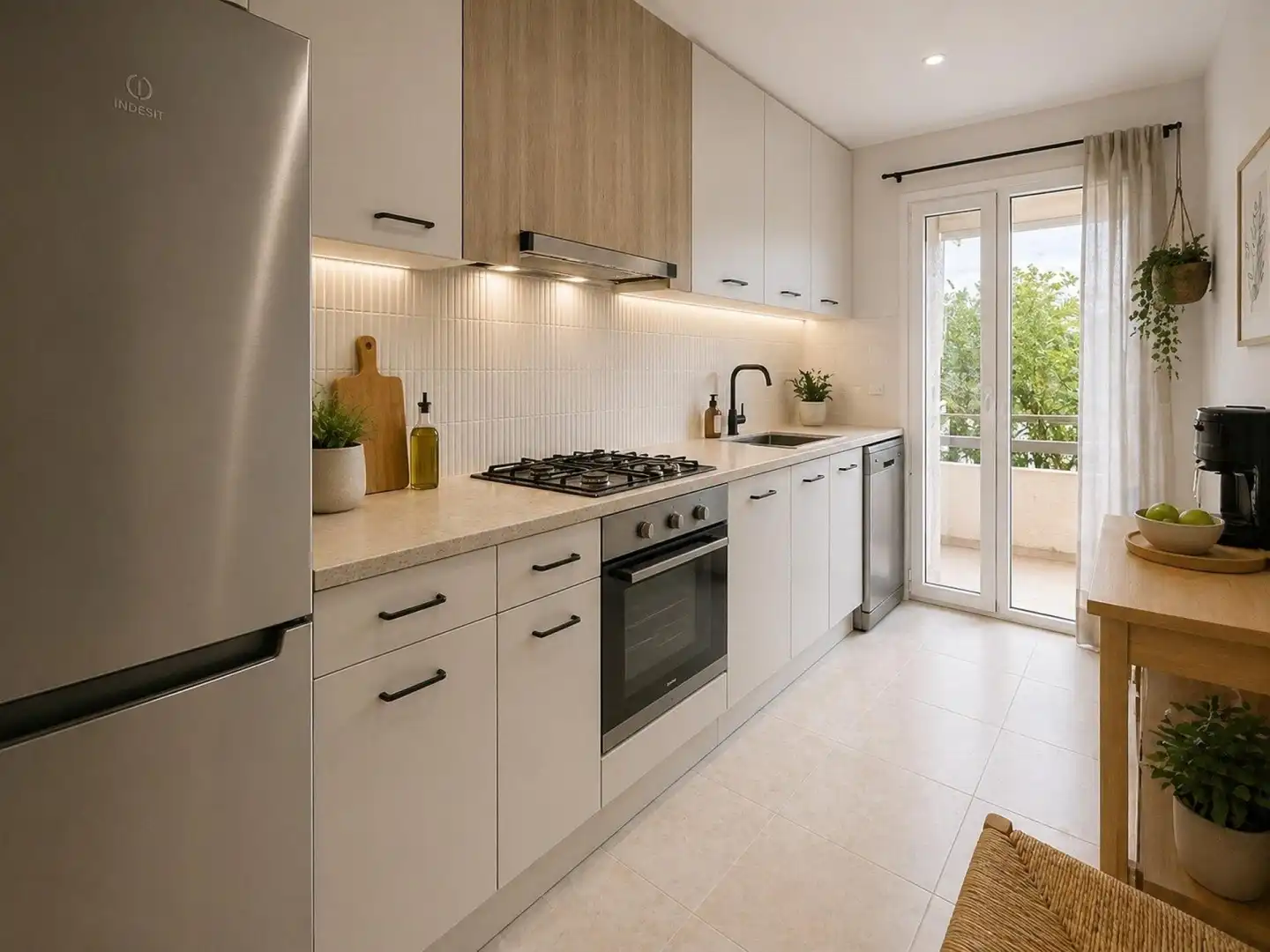 Küche von Einfamilien-Reihenhaus zum Verkauf in El Vendrell mit Terrasse und Balkon
