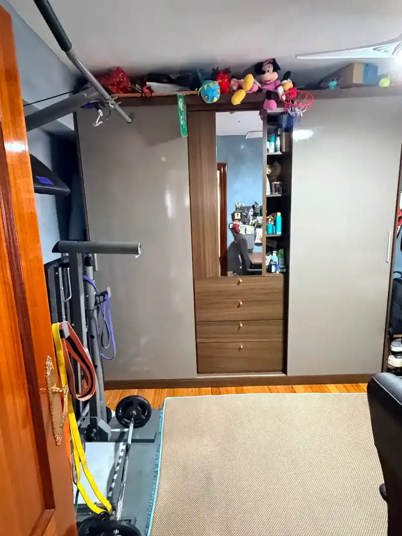 Schlafzimmer von Wohnung zum Verkauf in Portugalete mit Heizung, Ofen und Waschmaschine