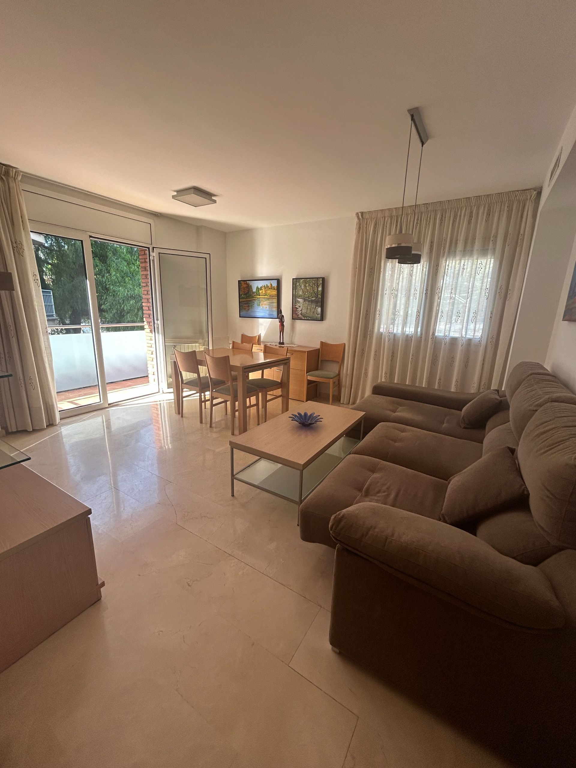 Living room of Flat to rent in Sant Feliu de Llobregat  with Air Conditioner, Heating and Terrace
