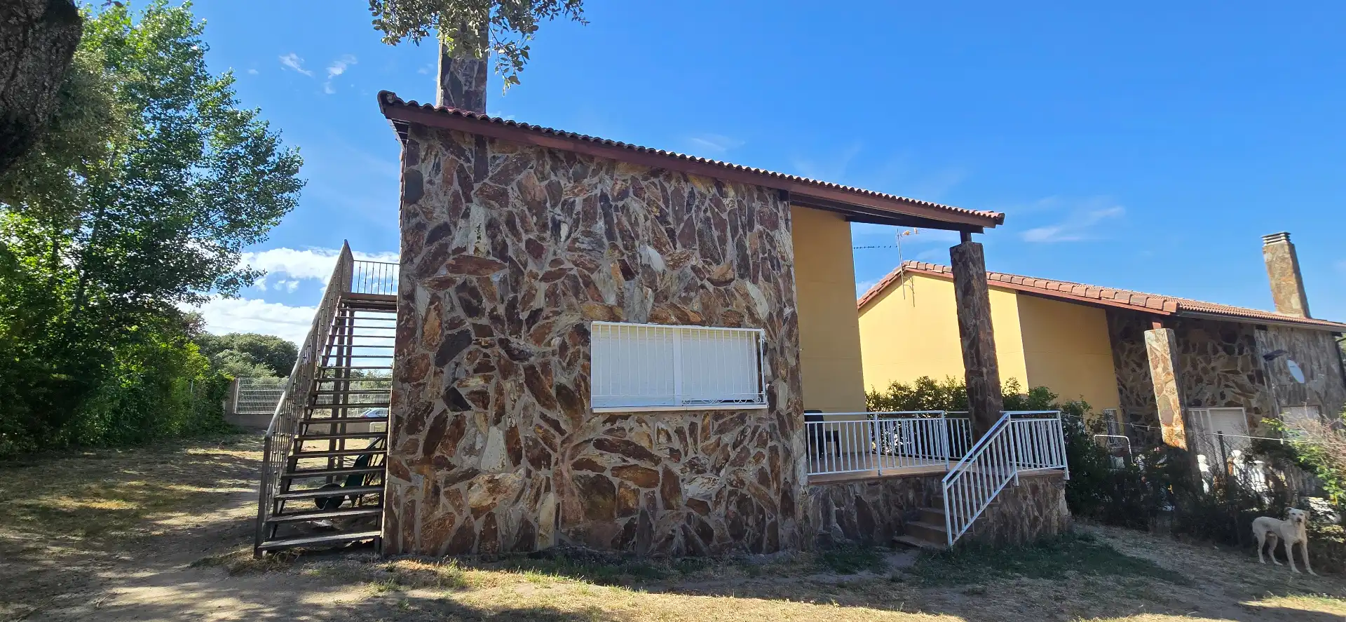 Vista exterior de Casa o chalet en venta en Zarzuela del Monte con Aire acondicionado, Calefacción y Jardín privado
