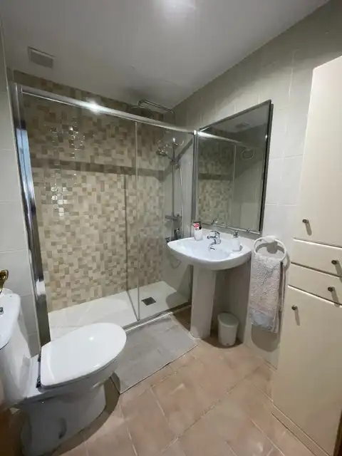 Baño de Apartamento de alquiler en Alicante / Alacant con Terraza, Amueblado y Piscina comunitaria