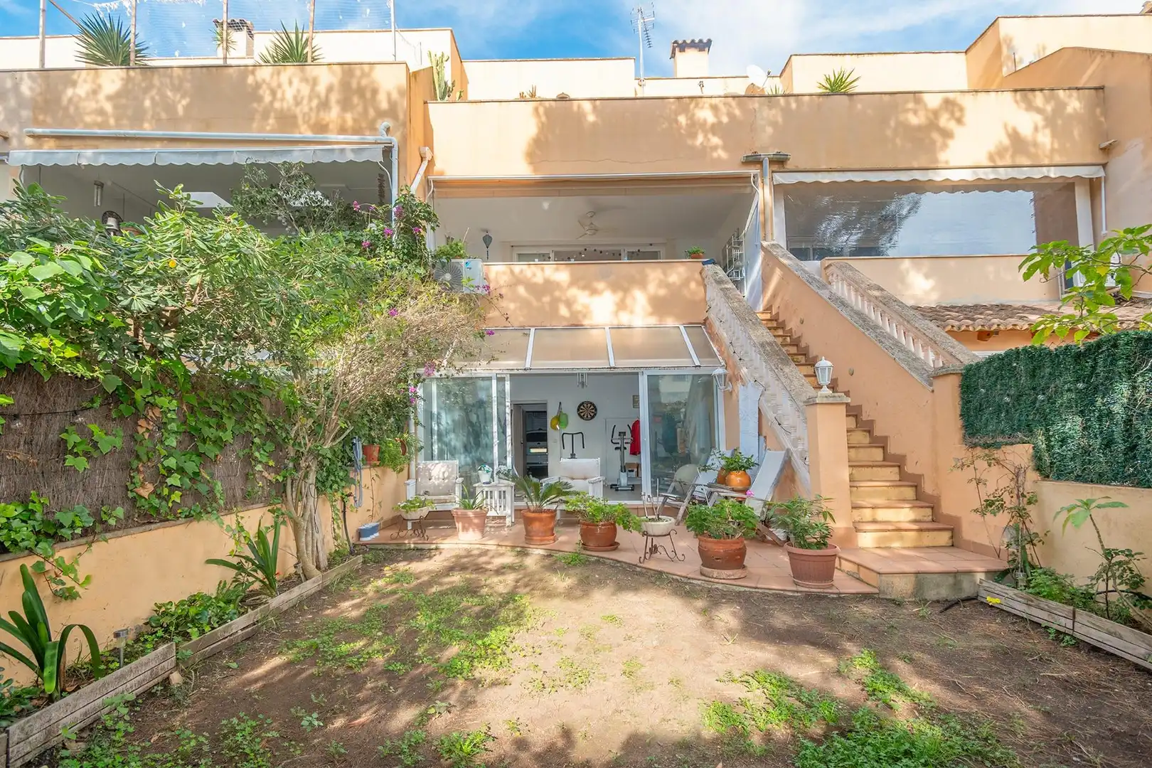 Jardín de Casa adosada en venta en  Palma de Mallorca con Aire acondicionado, Calefacción y Jardín privado