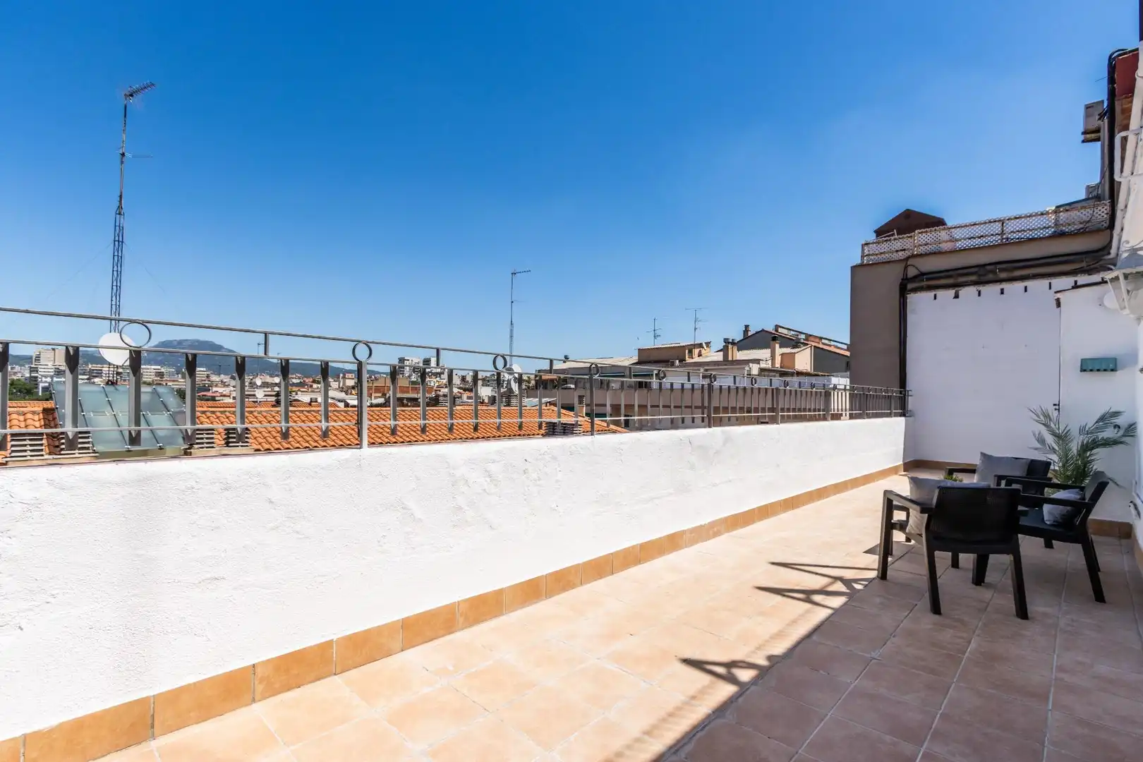 Terrasse von Dachboden zum Verkauf in Terrassa mit Klimaanlage, Heizung und Terrasse