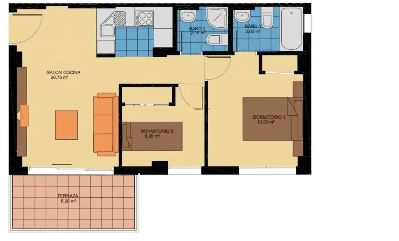Apartamento en venta en Bellreguard con Aire acondicionado, Jardín privado y Terraza