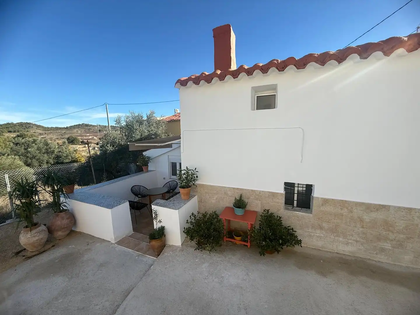 Vista exterior de Casa o xalet en venda en Cehegín amb Aire condicionat, Jardí privat i Terrassa
