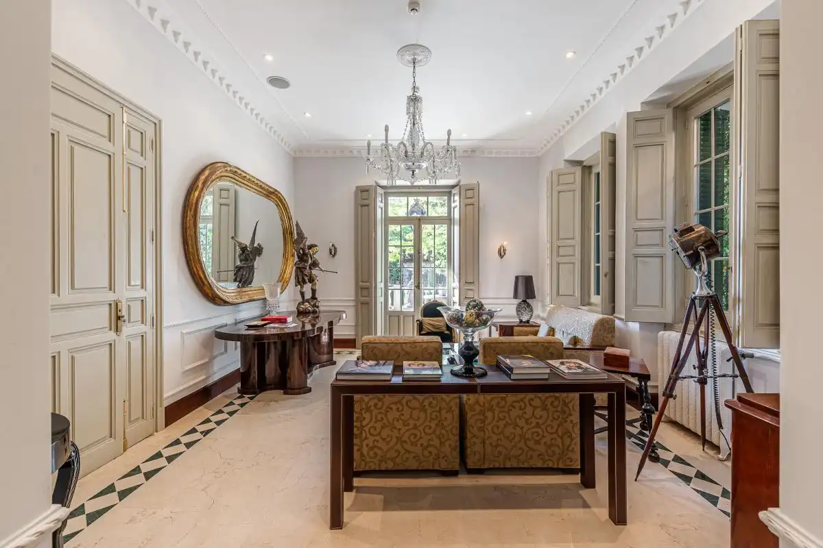 Living room of Houses for sale in San Lorenzo de El Escorial  with Air Conditioner, Heating and Private garden
