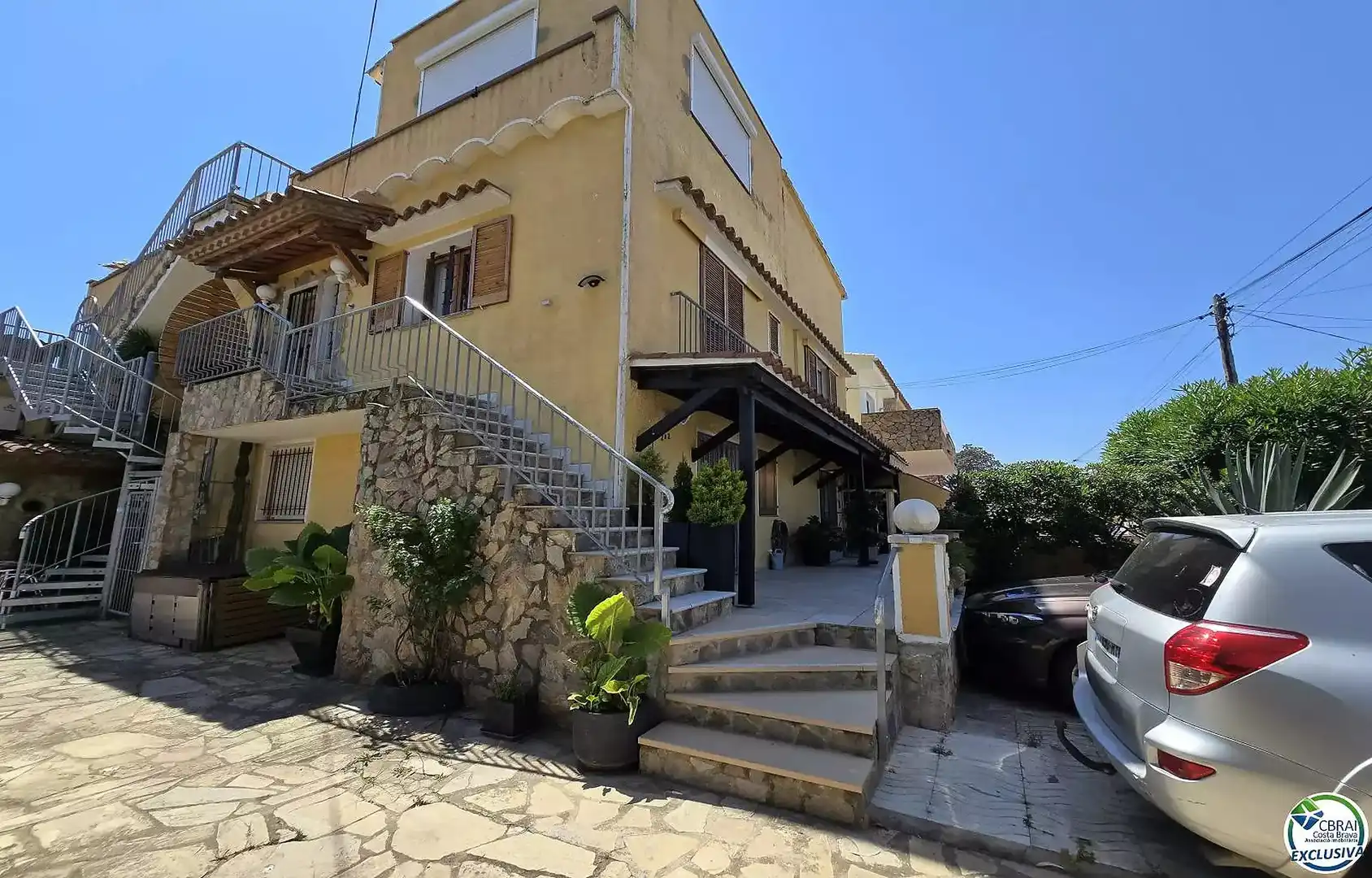 Vista exterior de Piso en venta en Empuriabrava con Aire acondicionado, Jardín privado y Amueblado