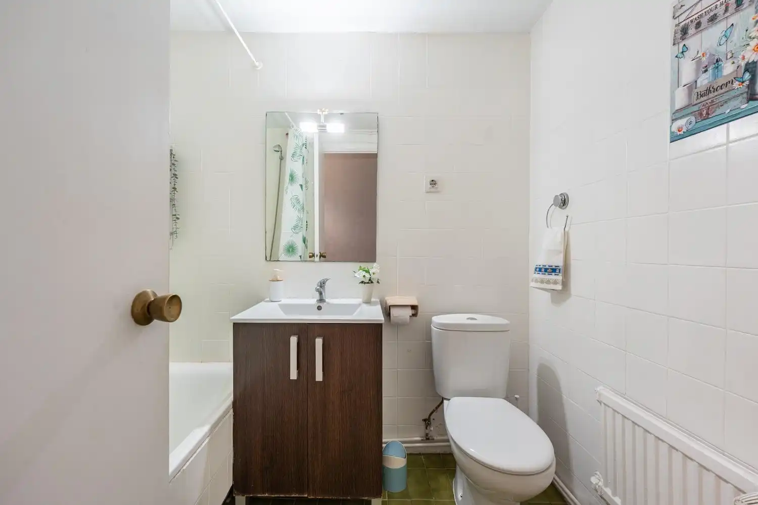 Badezimmer von Wohnung zur Miete in Madrid mit Heizung und Terrasse