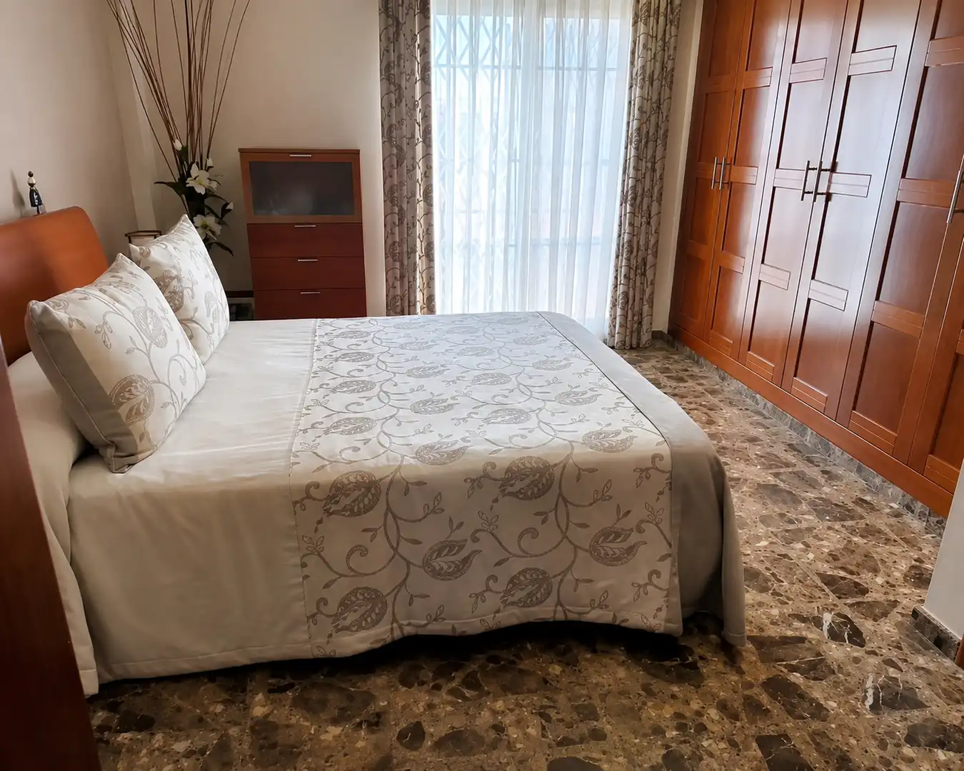 Schlafzimmer von Wohnung zur Miete in Vila-real mit Heizung und Balkon