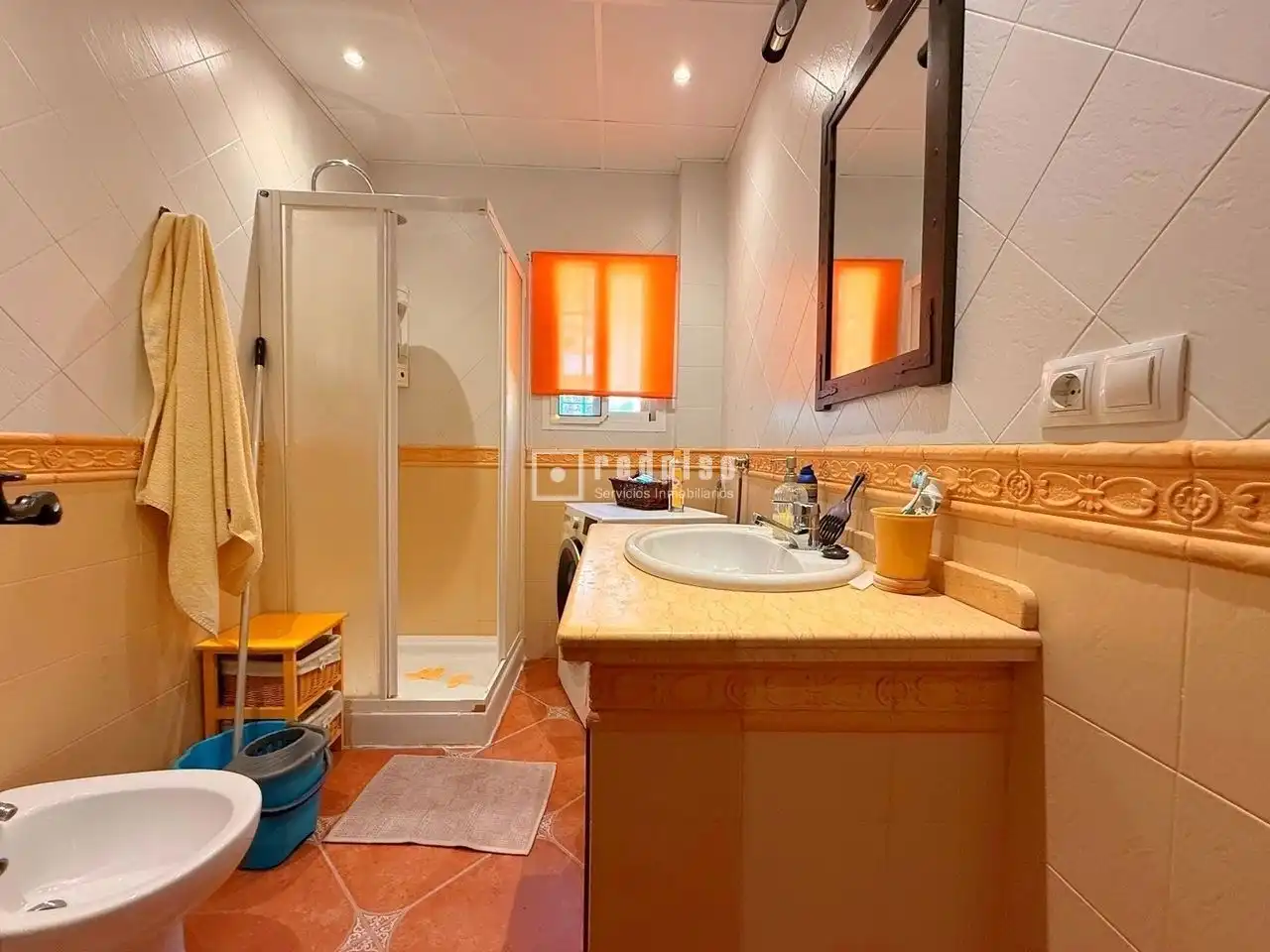 Badezimmer von Haus oder Chalet zur Miete in Almogía mit Heizung, Privatgarten und Terrasse