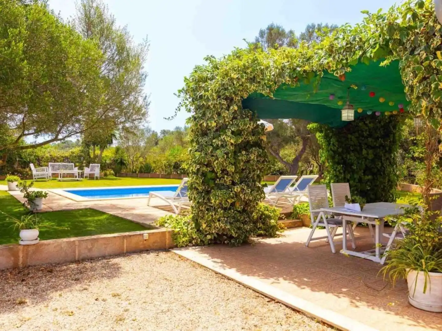 Jardí de Casa o xalet de lloguer en Santa Margalida amb Aire condicionat, Calefacció i Terrassa