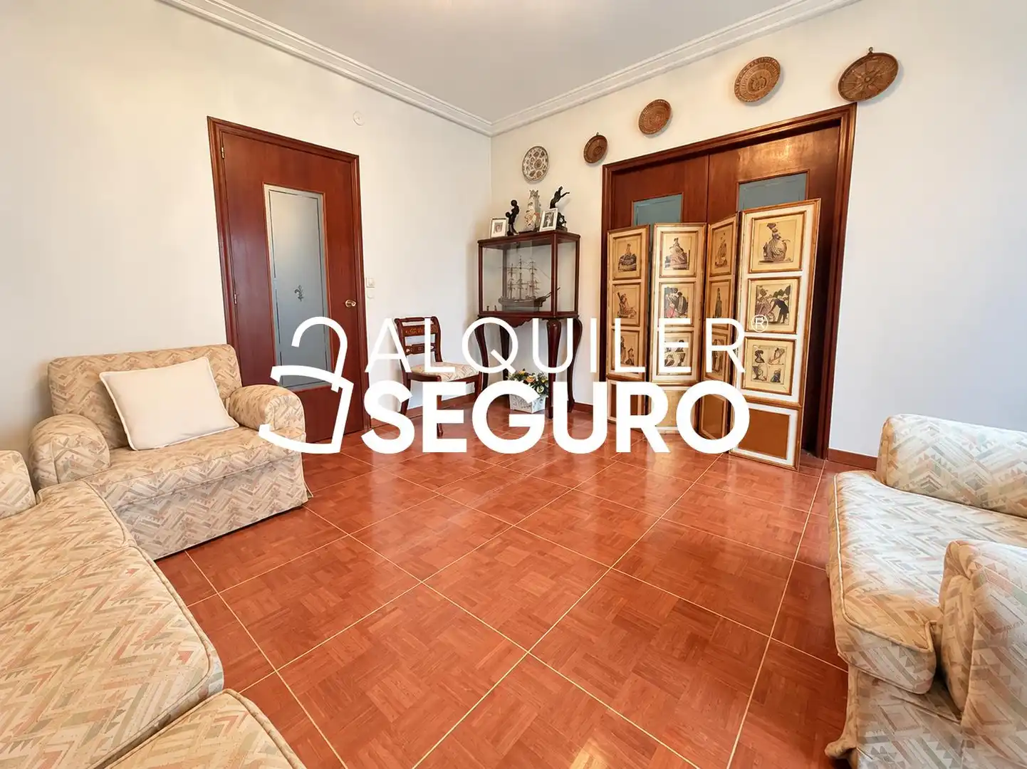 Sala de estar de Piso de alquiler en Chamberí
