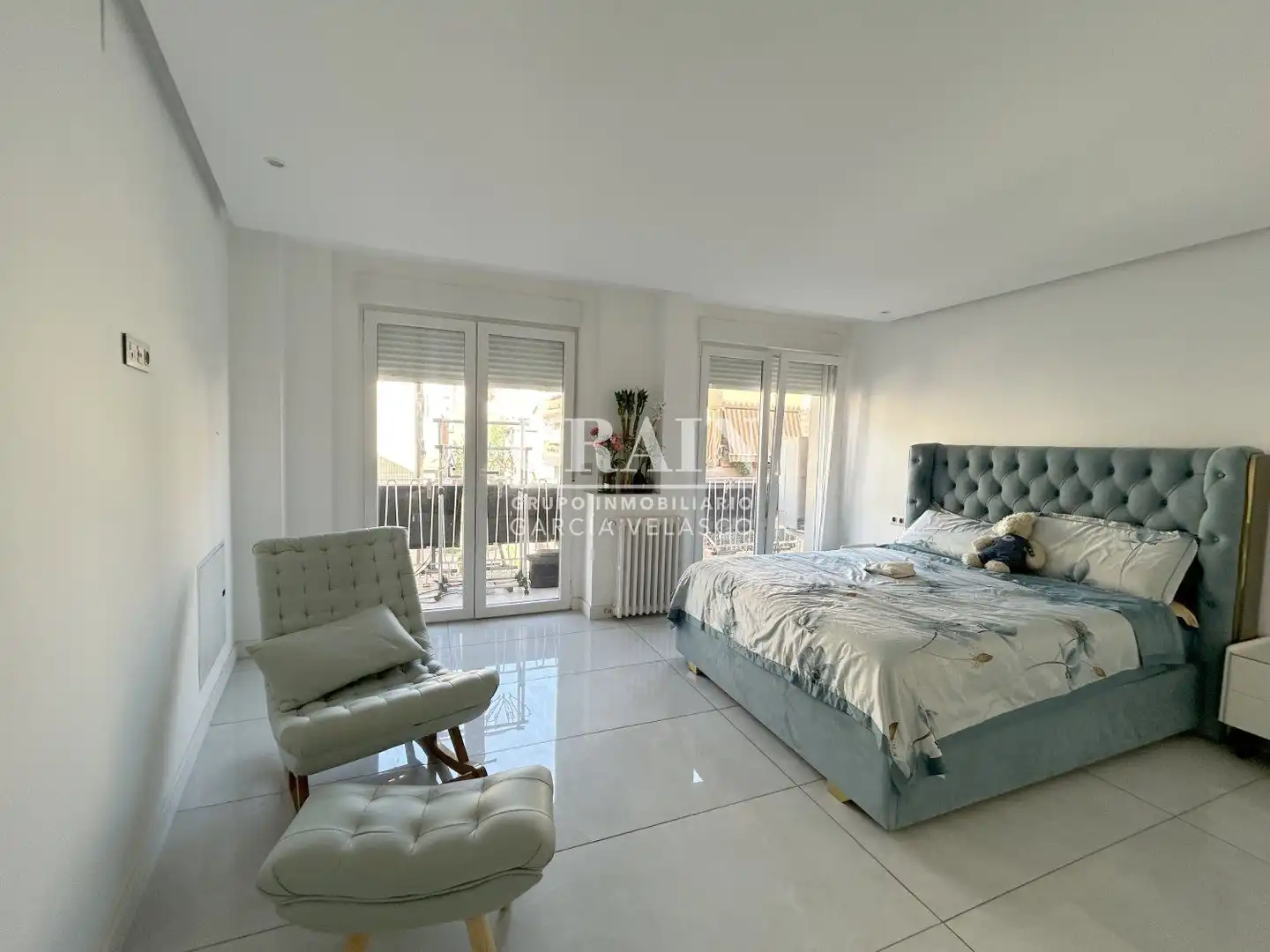 Bedroom of Flat for sale in Albacete  with Air Conditioner, Heating and Balcony