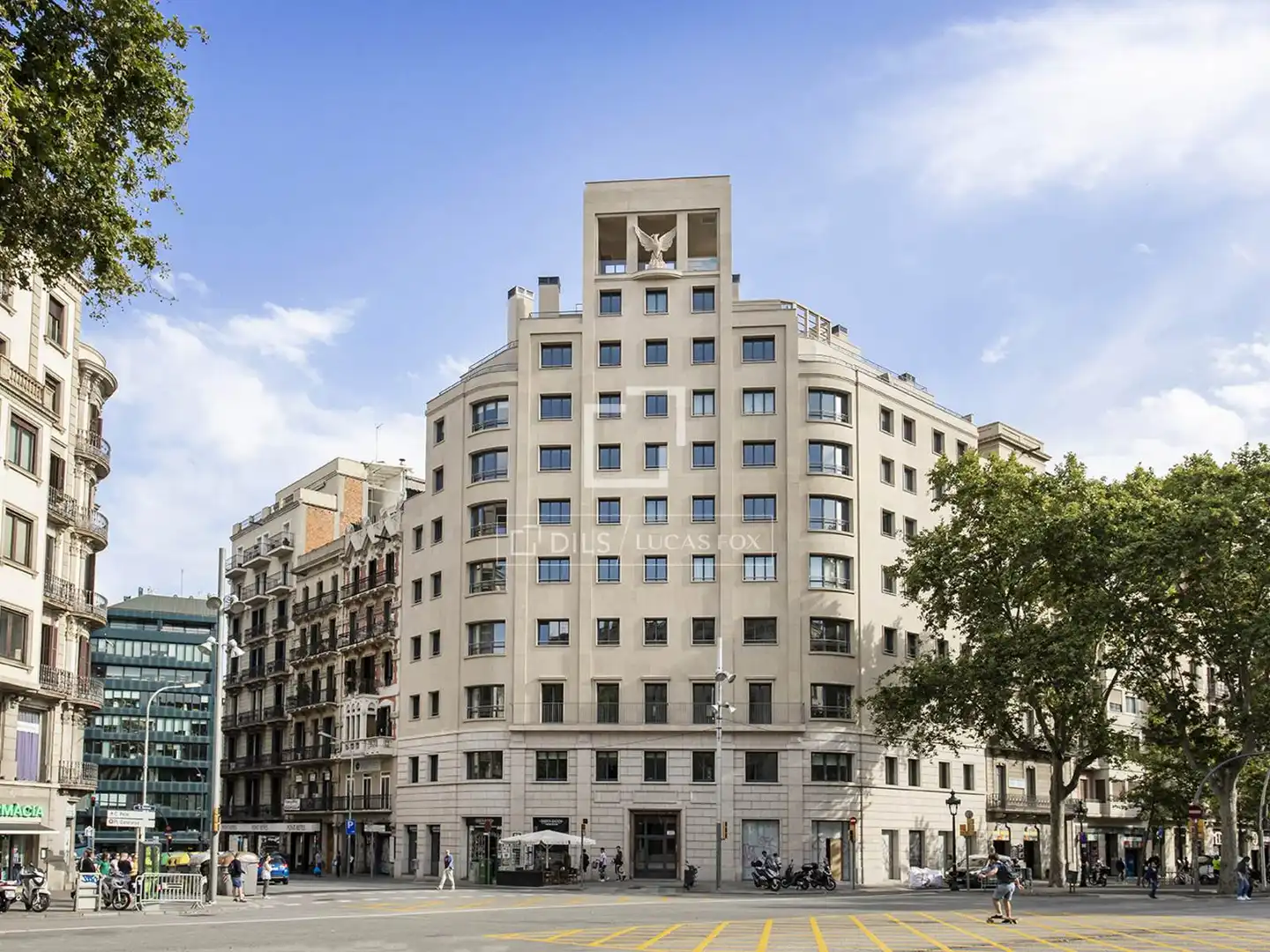 Exterior view of Flat for rent in Barcelona  with Air Conditioner, Heating and Parquet flooring