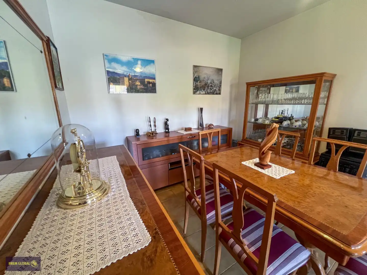 Dining room of Detached homes for sale in La Cabrera  with Private garden and Community pool