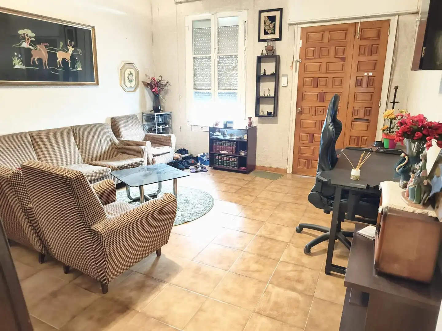 Sala d'estar de Casa o xalet en venda en Sabadell amb Terrassa
