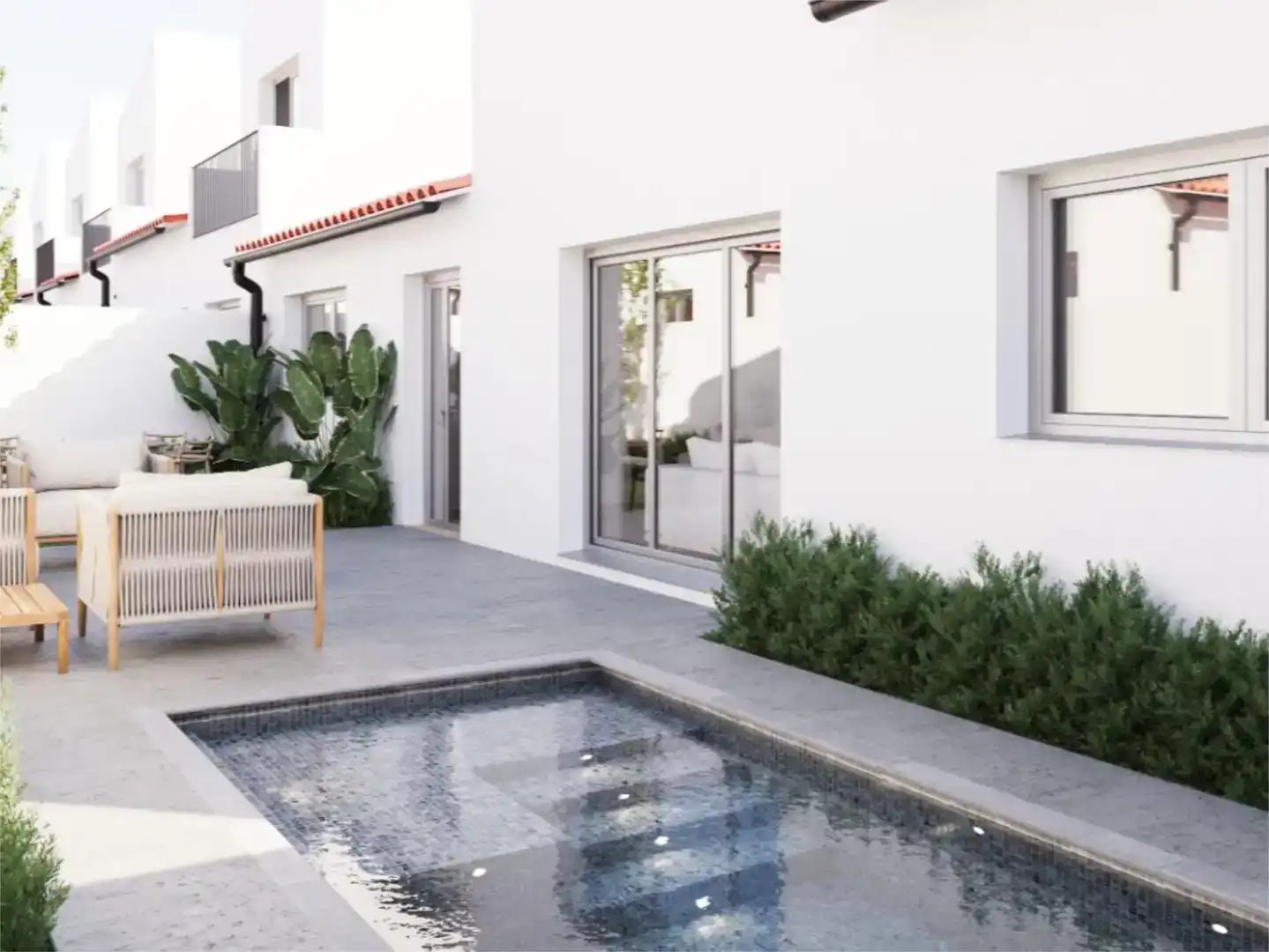 Terraza de Piso en venta en Mota del Cuervo con Jardín privado