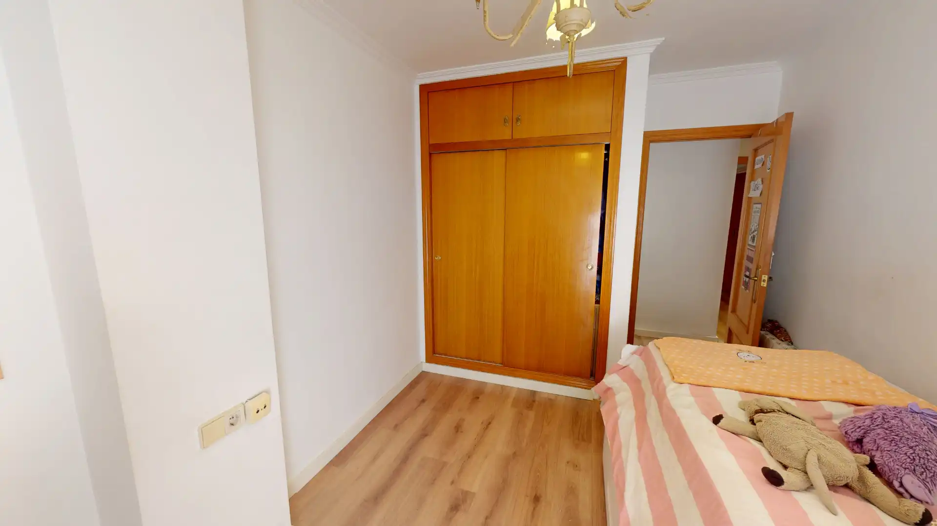 Schlafzimmer von Wohnung zum Verkauf in Sant Joan d'Alacant mit Klimaanlage und Ofen