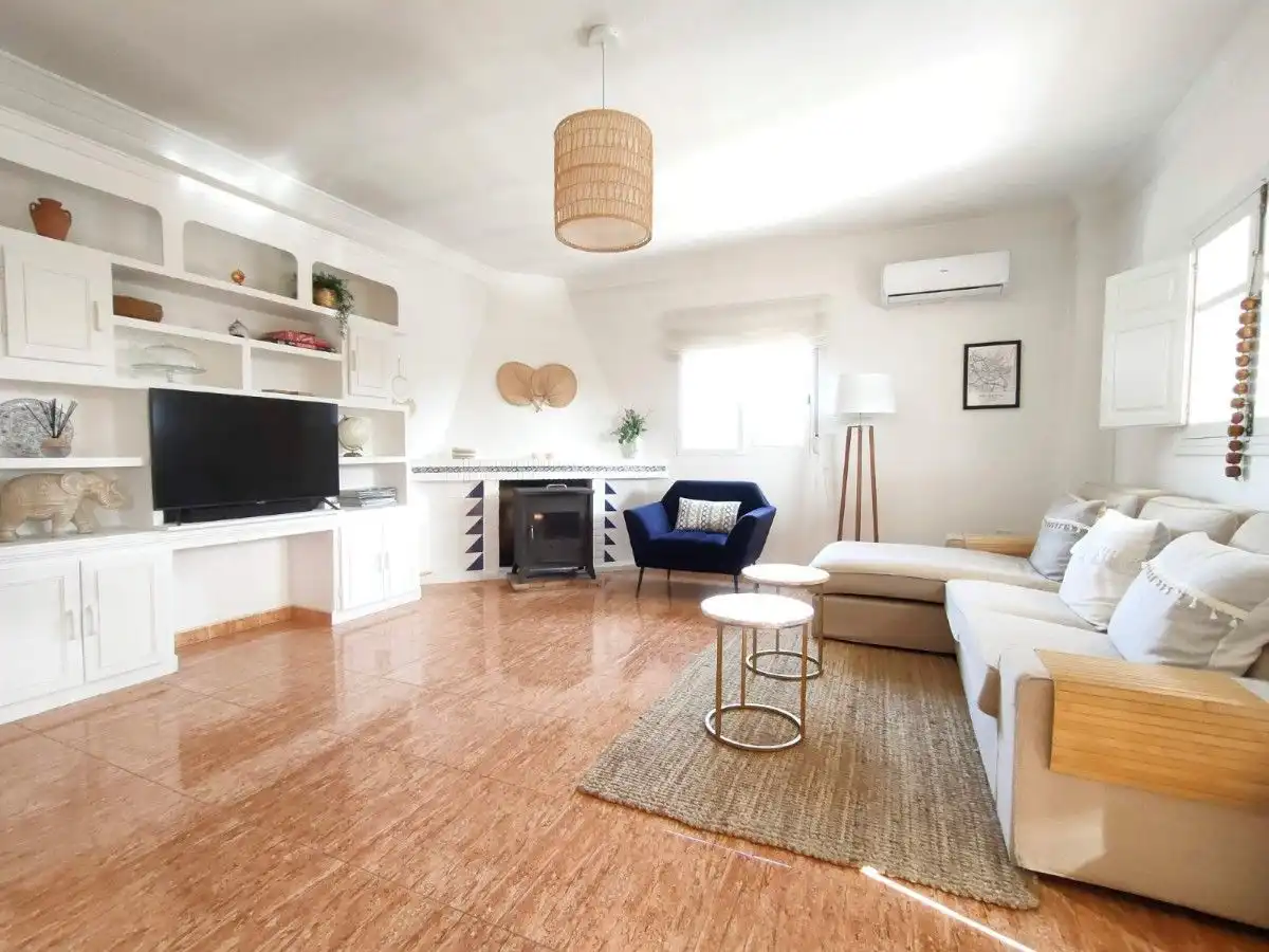 Sala de estar de Casa o chalet en venta en Montserrat con Aire acondicionado, Jardín privado y Terraza