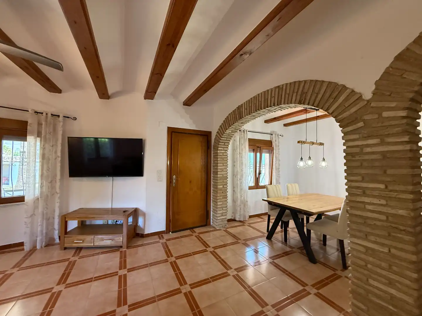 Dining room of Houses for rent in Dénia  with Air Conditioner, Heating and Private garden