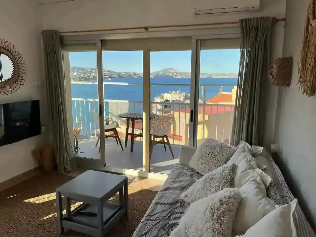 Terraza de Apartamento en venta en Calpe / Calp con Aire acondicionado, Terraza y Amueblado