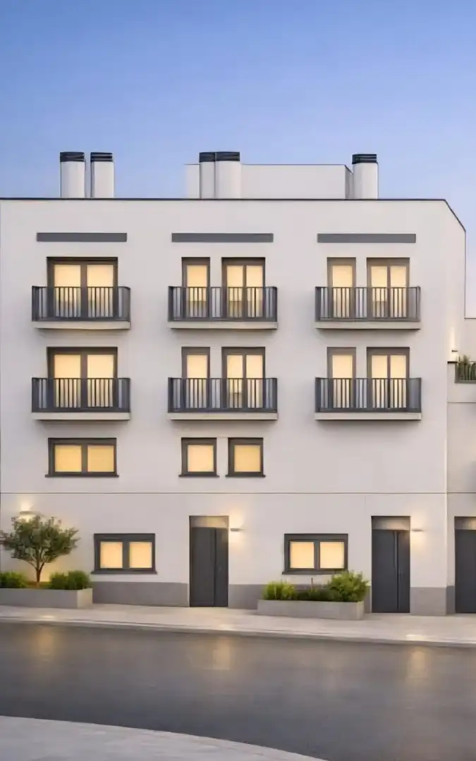 Außenansicht von Maisonette zum Verkauf in Badalona mit Klimaanlage, Heizung und Privatgarten