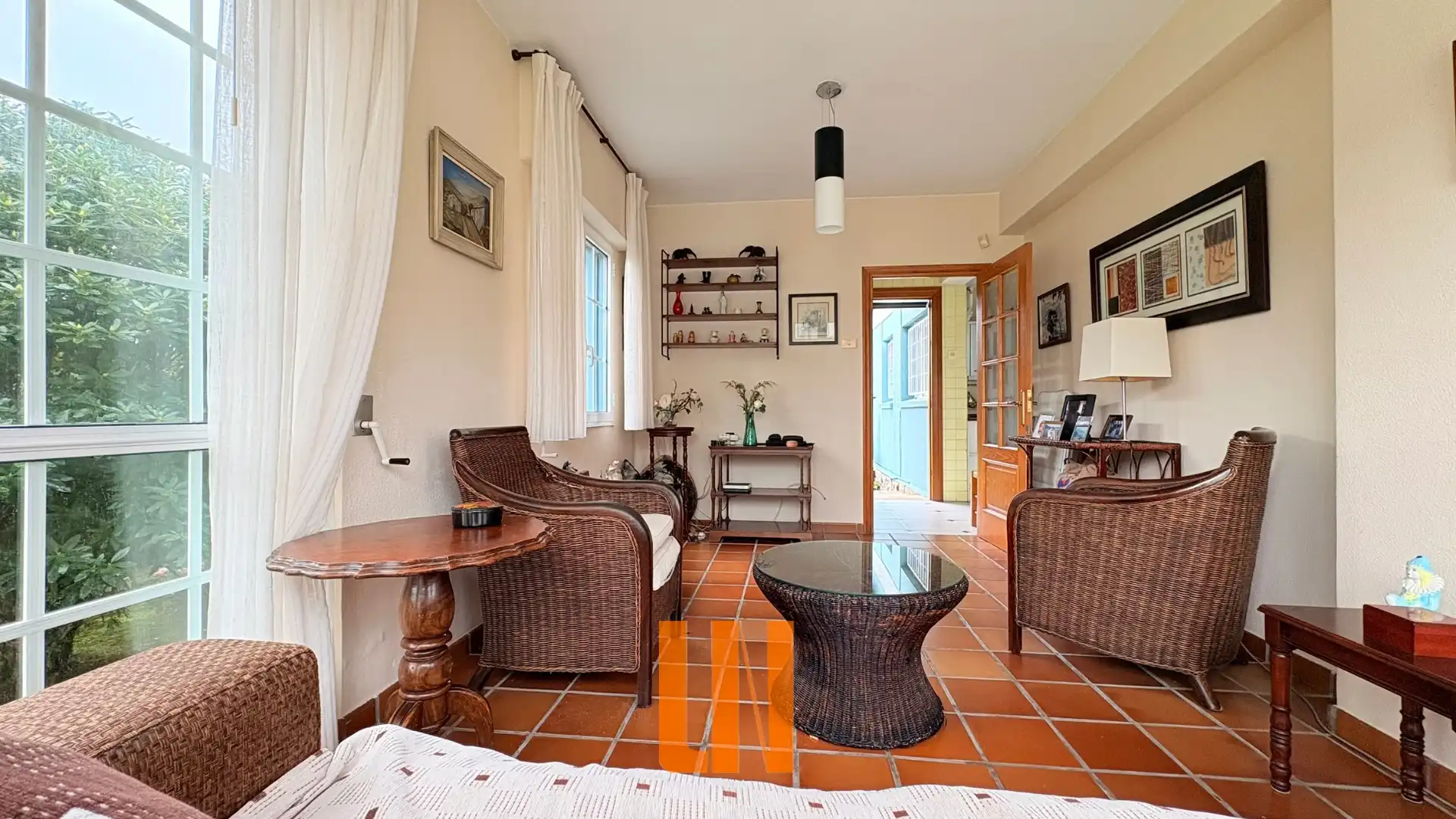 Living room of Houses for sale in Oleiros  with Heating, Private garden and Parquet flooring