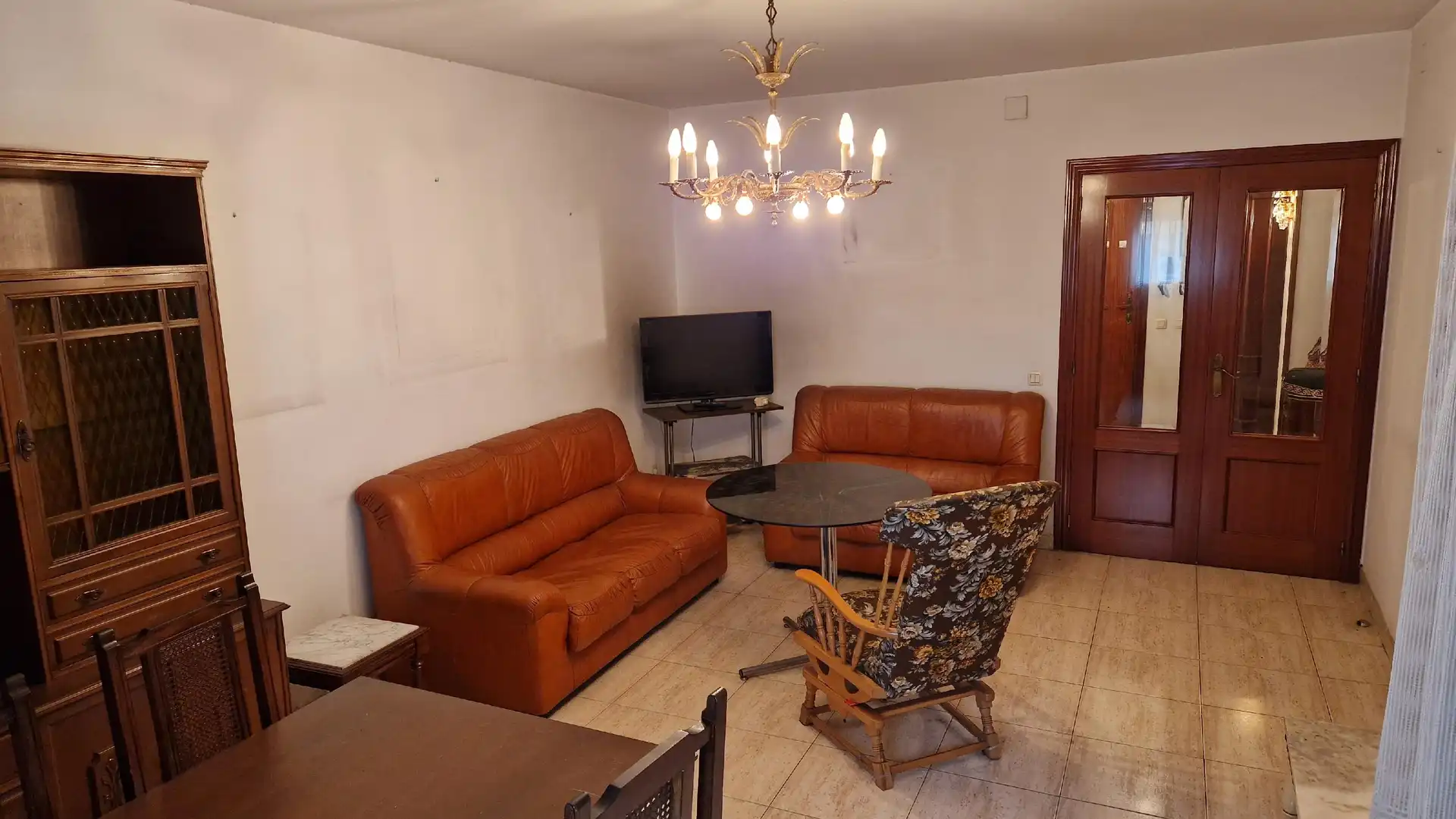 Sala de estar de Piso en venta en  Lleida Capital con Calefacción y Balcón