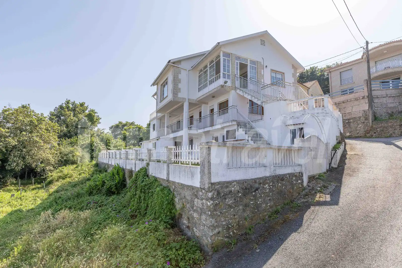 Vista exterior de Casa o chalet en venta en Sanxenxo con Calefacción, Jardín privado y Terraza