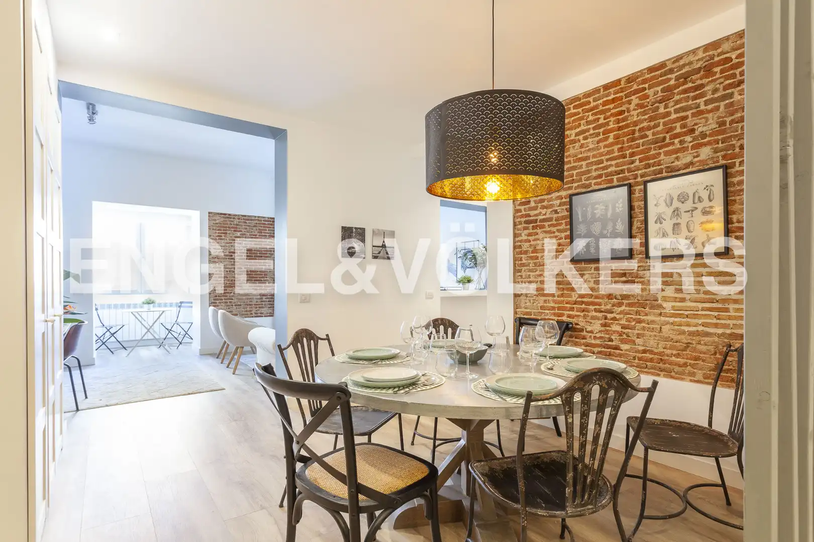 Dining room of Flat for rent in Madrid  with Air Conditioner, Heating and Storage room